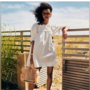 Doen Orchard Scalloped Embroidered Dress